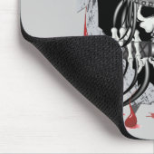 バイキングのスカル マウスパッド (コーナー)