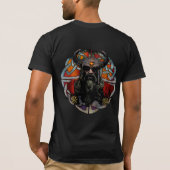 バイキングのデザインのワイシャツ Tシャツ (裏面)