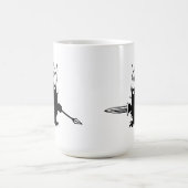 バイキングのハリネズミのマグ コーヒーマグカップ (中央)