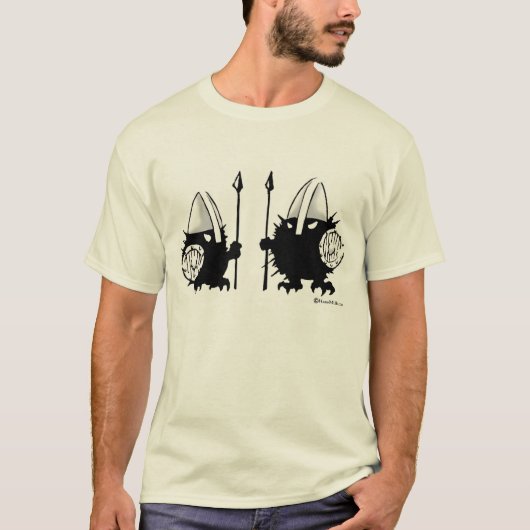 バイキングのハリネズミ!! Tシャツ (正面)