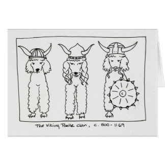 バイキングのプードル