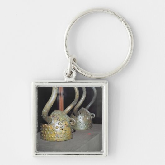 バイキングのヘルメット キーホルダー (正面)