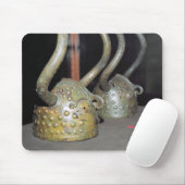 バイキングのヘルメット マウスパッド (マウス)