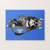 バイキングのボストンテリアのパズル ジグソーパズル (横)