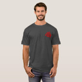 バイキングのワタリガラスの木2のワイシャツ Tシャツ (正面フル)