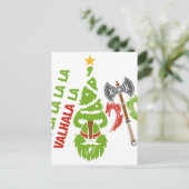 バイキングのヴァルハラのクリスマスの休日 シーズンポストカード (スタンド正面)