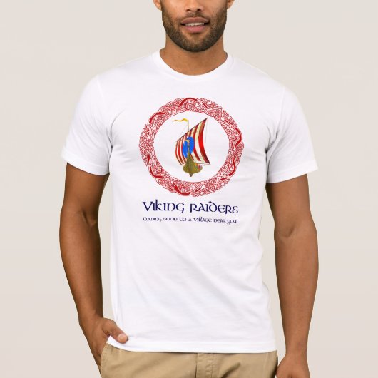 バイキングの侵入者 Tシャツ (正面)