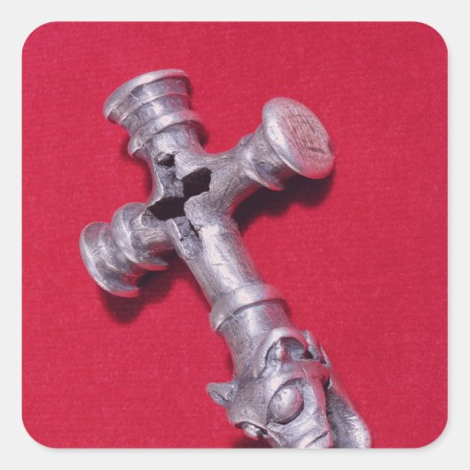 バイキングの十字形のアミレット スクエアシール (正面)