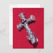 バイキングの十字形のアミレット ポストカード (正面/裏面)