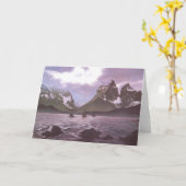 バイキングの夜明け カード (黄色い花)