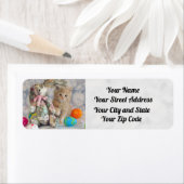 バイキングの復活祭住所 シール – ネコ/キッテン (インサイチュ)