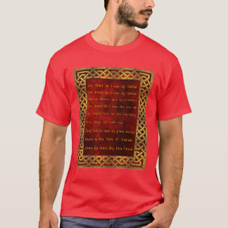 バイキングの戦いの祈りの言葉のワイシャツ Tシャツ