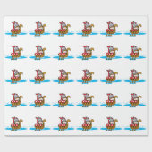 バイキングの男の子 ラッピングペーパー (フラット)