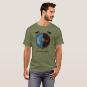 バイキングの盾と斧 Tシャツ (正面フル)