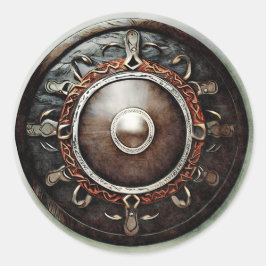 バイキングの盾のように ラウンドシール