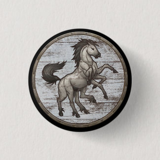 バイキングの盾ボタン- Sleipnir 缶バッジ