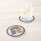 バイキングの盾-舵輪 コースター (側面)