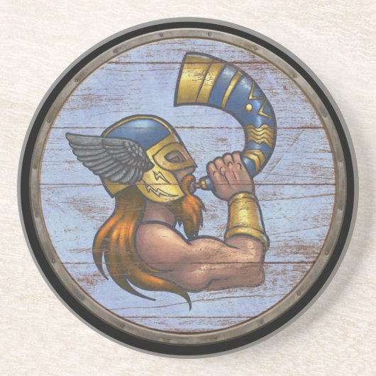 バイキングの盾- Heimdallr コースター (正面)