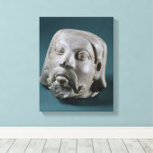 バイキングの砂岩の頭の外国人,サーナース, 3rd キャンバスプリント (インサイチュ (ウッドフロア))