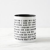 バイキングの祈りの言葉のマグ マグカップ (中央)