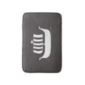 バイキングの背景色カスタムのロングボート船 バスマット (正面縦)