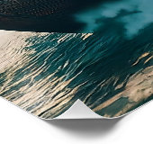 バイキングの船が波を切る ポスター (コーナー)