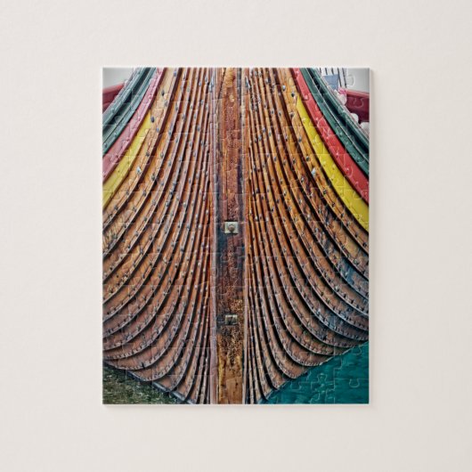 バイキングの船の外皮- 8x10 - 110 PC。 ジグソーパズル (縦)