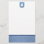 バイキングの船の紋章付き外衣 便箋 (正面)