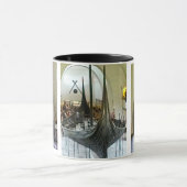 バイキングの船博物館のマグ、オスロノルウェー マグカップ (中央)