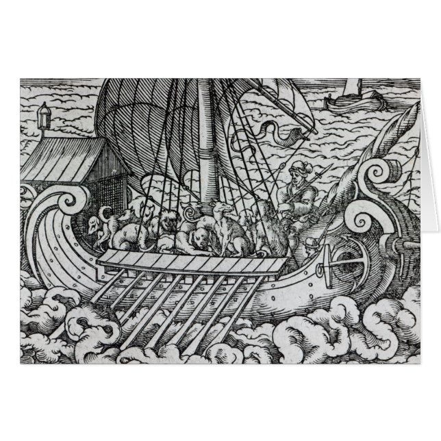 バイキングの船 (正面横)