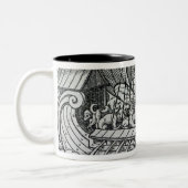 バイキングの船 ツートーンマグカップ (左)