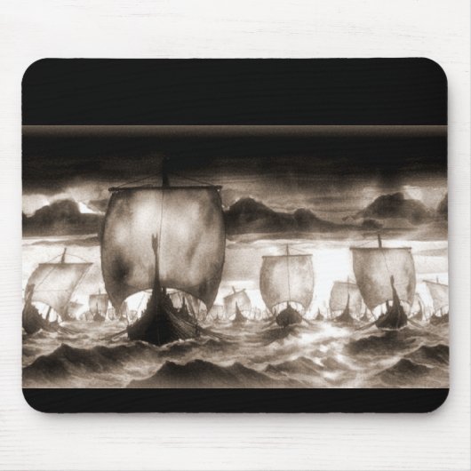 バイキングの船 マウスパッド (正面)