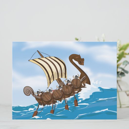 バイキングの船 招待状 (スタンド正面)