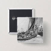 バイキングの船 缶バッジ (正面&裏面)