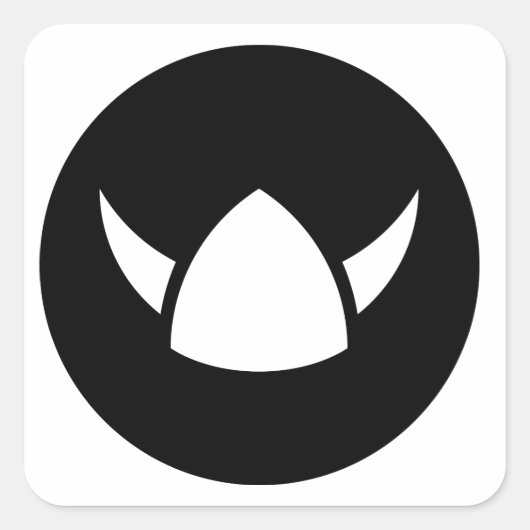 バイキングの英雄思想 スクエアシール (正面)