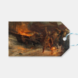 バイキングの葬儀(フランク・ディクシー) ギフトタグ