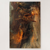 バイキングの葬儀(フランク・ディクシー) ジグソーパズル (縦)