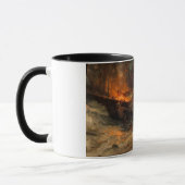 バイキングの葬儀(フランク・ディクシー) マグカップ (左)