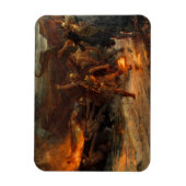 バイキングの葬儀(フランク・ディクシー) マグネット (縦)