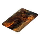 バイキングの葬儀(フランク・ディクシー) マグネット (左側)