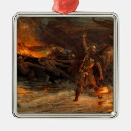 バイキングの葬儀(フランク・ディクシー) メタルオーナメント