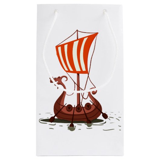 バイキングの規則 スモールペーパーバッグ (裏面)