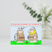 バイキングの角が出る ポストカード (スタンド正面)