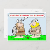 バイキングの角が出る ポストカード (正面/裏面)