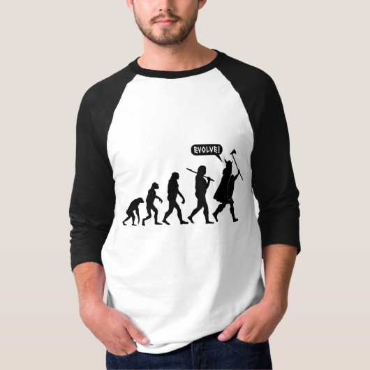 バイキングの進化ライトTシャツ Tシャツ (正面)