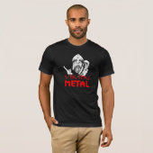 バイキングの金属のワイシャツ Tシャツ (正面フル)