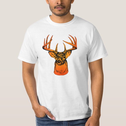 バイキングの雄鹿3のワイシャツ Tシャツ (正面)