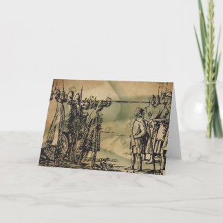 バイキングのHeimskringla Ormen Langeの挨拶状 カード