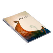 バイキングのLongshipの尾ノート ノートブック (右側)