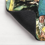 バイキングのNorseの神のトールのフード付きスウェットシャツ マウスパッド (コーナー)